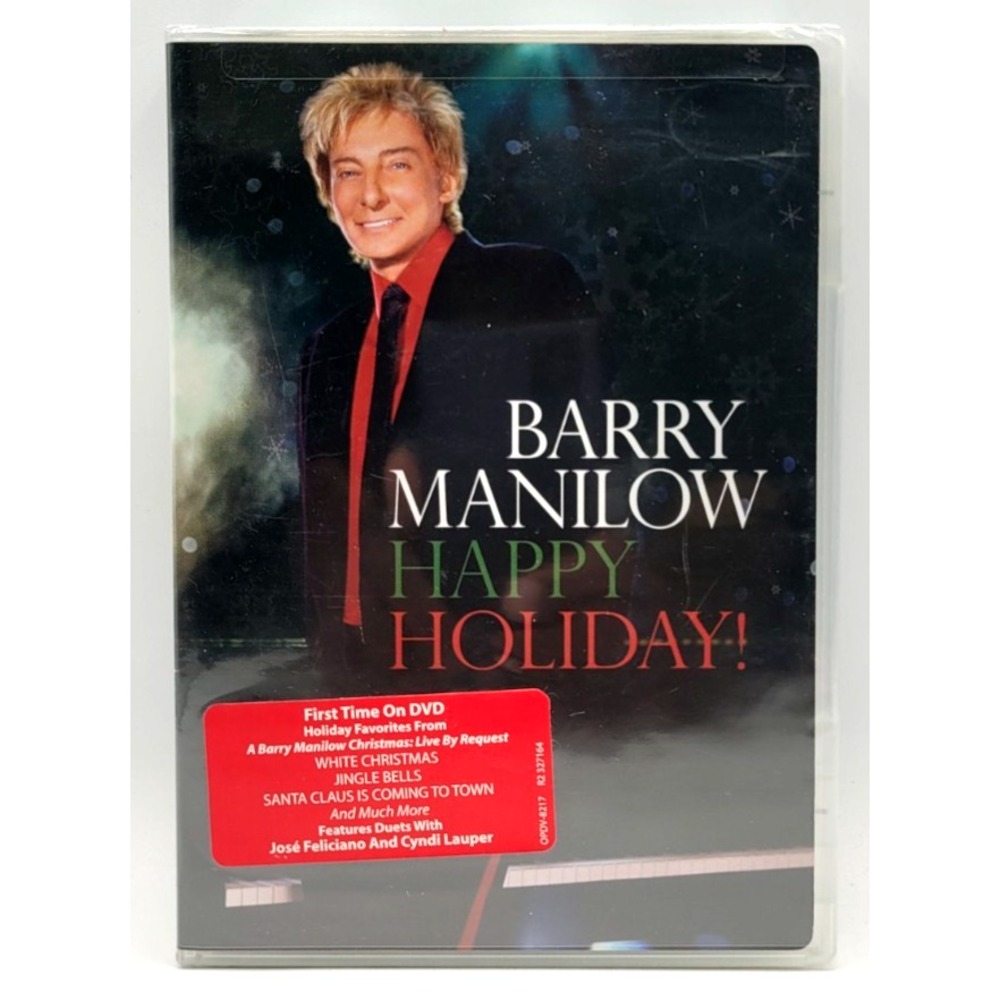 Barry Manilow: Happy Holiday! DVD 2003 Cyndi Lauper FACTORY SEALED NEW